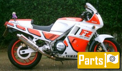 De onderdelen catalogus van de Yamaha Fz750 1986, 750cc