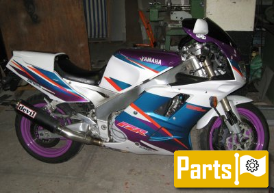 De onderdelen catalogus van de Yamaha Fzr1000 1995, 1000cc