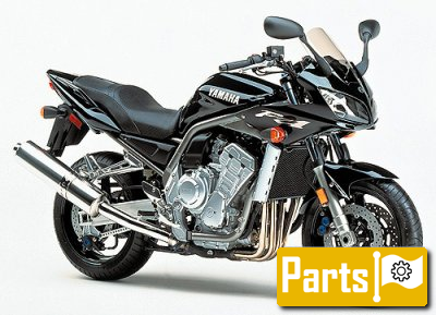 De onderdelen catalogus van de Yamaha Fzs1000 Fazer 2001, 1000cc