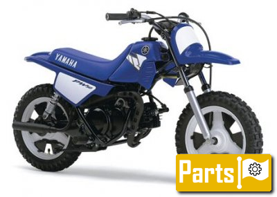 De onderdelen catalogus van de Yamaha Pw50 2004, 50cc