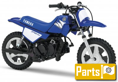 De onderdelen catalogus van de Yamaha Pw50 2005, 50cc