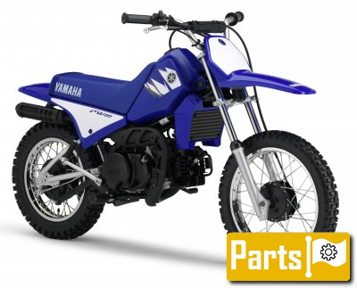 De onderdelen catalogus van de Yamaha Pw50 2010, 50cc