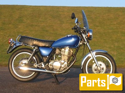 De onderdelen catalogus van de Yamaha Sr500 1993, 500cc