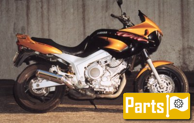 De onderdelen catalogus van de Yamaha Tdm850 1998, 850cc