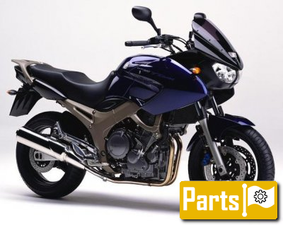 De onderdelen catalogus van de Yamaha Tdm900 2003, 900cc
