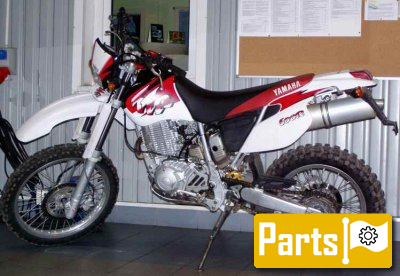 De onderdelen catalogus van de Yamaha Tt600e 1998, 600cc