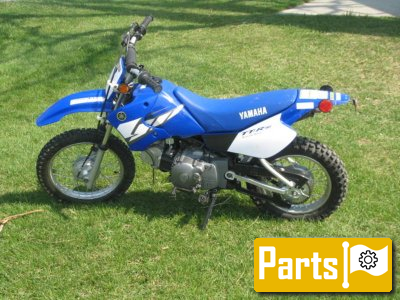 De onderdelen catalogus van de Yamaha Tt R90e 2004, 90cc