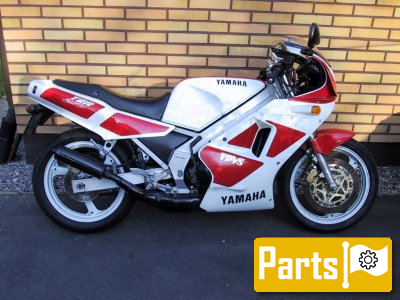 De onderdelen catalogus van de Yamaha Tz250 1989, 250cc