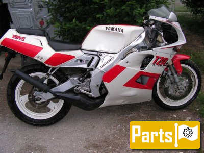 De onderdelen catalogus van de Yamaha Tzr125 1991, 125cc
