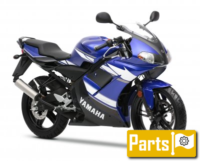De onderdelen catalogus van de Yamaha Tzr50 2011, 50cc