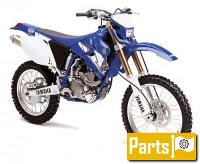 De onderdelen catalogus van de Yamaha Wr250f 2004, 250cc