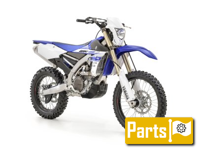 De onderdelen catalogus van de Yamaha Wr250r 2016, 250cc