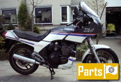 De onderdelen catalogus van de Yamaha Xj600 1991, 600cc