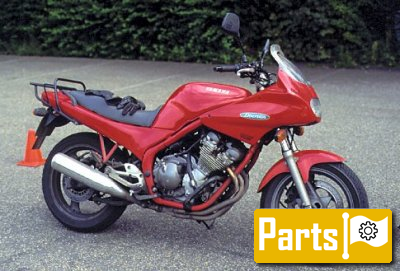 De onderdelen catalogus van de Yamaha Xj600s 1999, 600cc