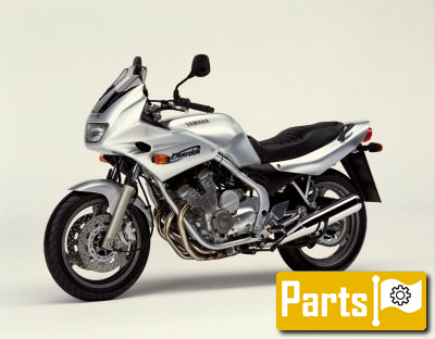 De onderdelen catalogus van de Yamaha Xj600s Diversion 2002, 600cc