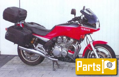 De onderdelen catalogus van de Yamaha Xj900 1986, 900cc