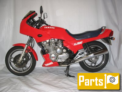 De onderdelen catalogus van de Yamaha Xj900f 1987, 900cc