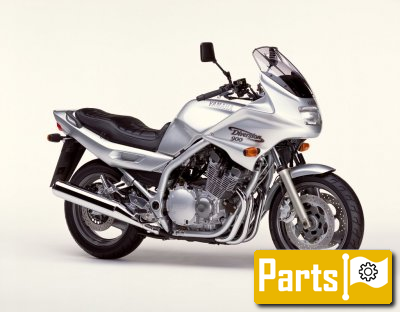 De onderdelen catalogus van de Yamaha Xj900s Diversion 2002, 900cc