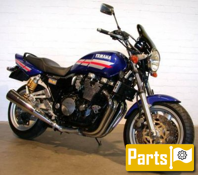 De onderdelen catalogus van de Yamaha Xjr1200sp 1998, 1200cc