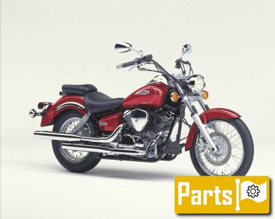De onderdelen catalogus van de Yamaha Xvs250 Dragstar 2002, 250cc