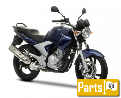 De onderdelen catalogus van de Yamaha Ybr250 2011, 250cc