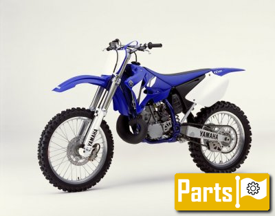De onderdelen catalogus van de Yamaha Yz250 2000, 250cc