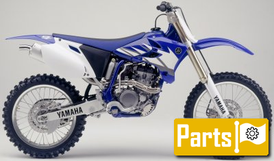 De onderdelen catalogus van de Yamaha Yz250f 2005, 250cc