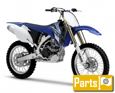 De onderdelen catalogus van de Yamaha Yz250f 2008, 250cc