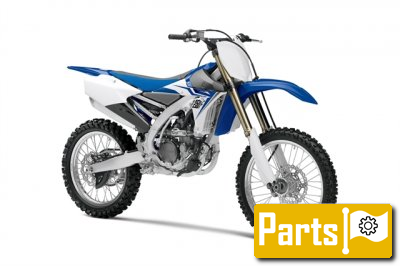 De onderdelen catalogus van de Yamaha Yz250f 2014, 250cc