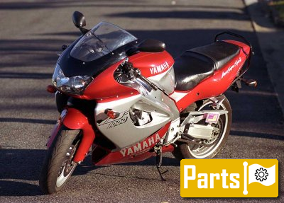 De onderdelen catalogus van de Yamaha Yzf R1 2000, 1000cc