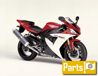 De onderdelen catalogus van de Yamaha Yzf R1 2002, 1000cc