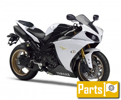 De onderdelen catalogus van de Yamaha Yzf R1 2013, 1000cc